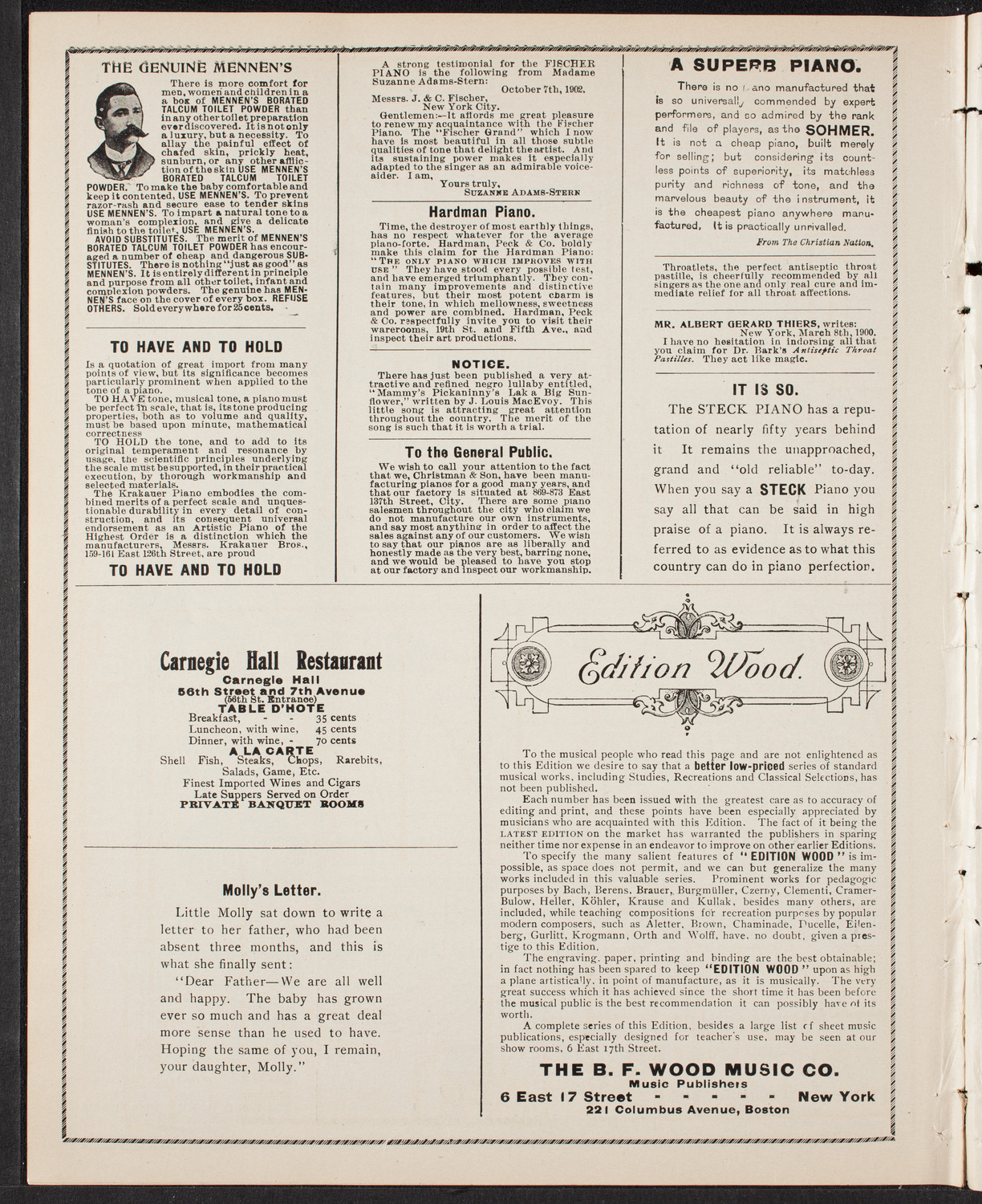 Graduation: College of the City of New York, June 18, 1903, program page 10