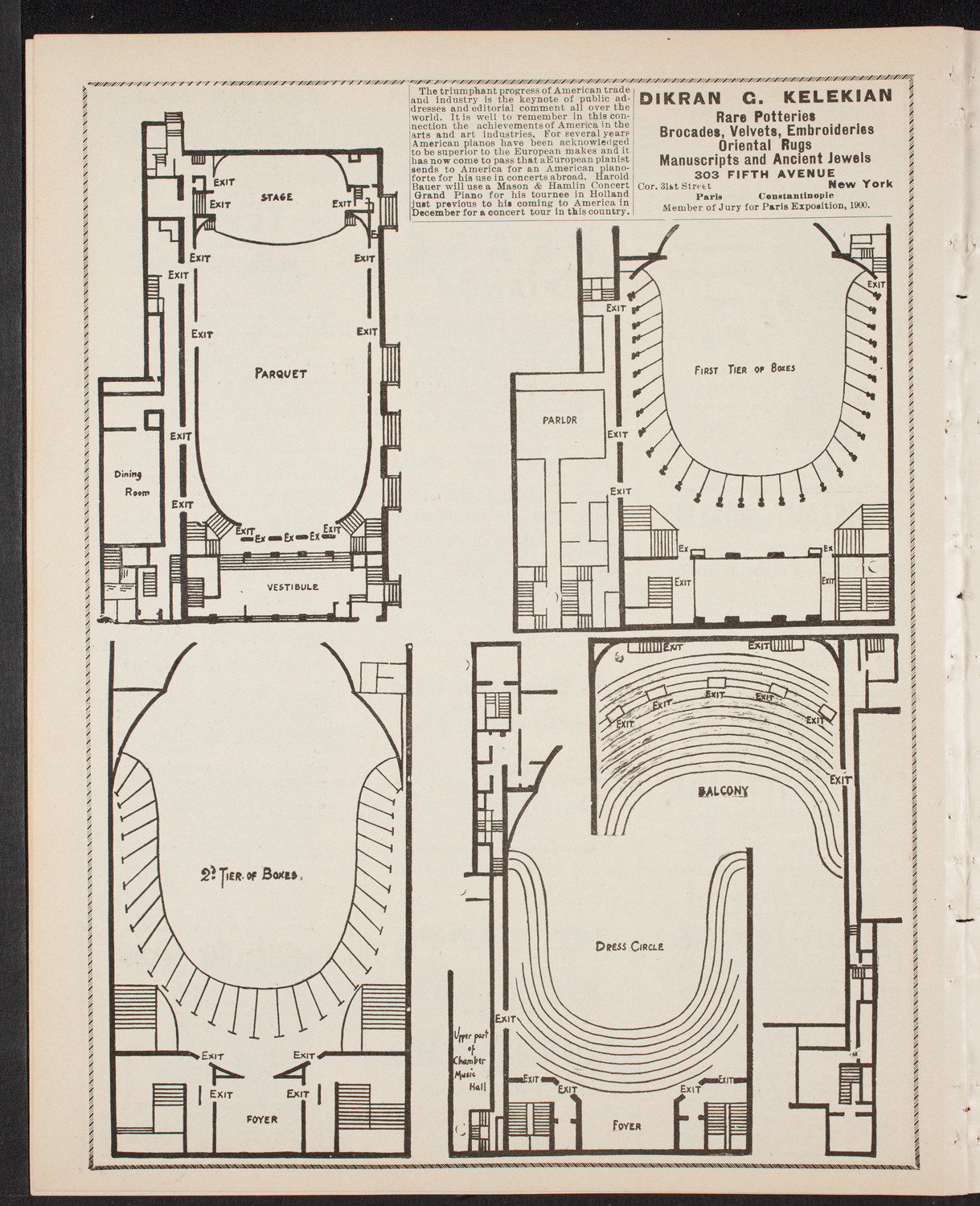 Albert Weinstein with Orchestra, February 13, 1902, program page 4