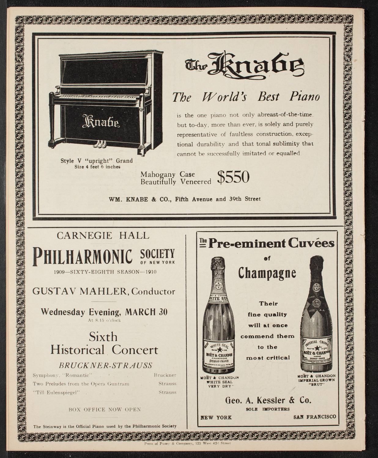 Newman's Illustrated Talks on Travel Topics, March 20, 1910, program page 12