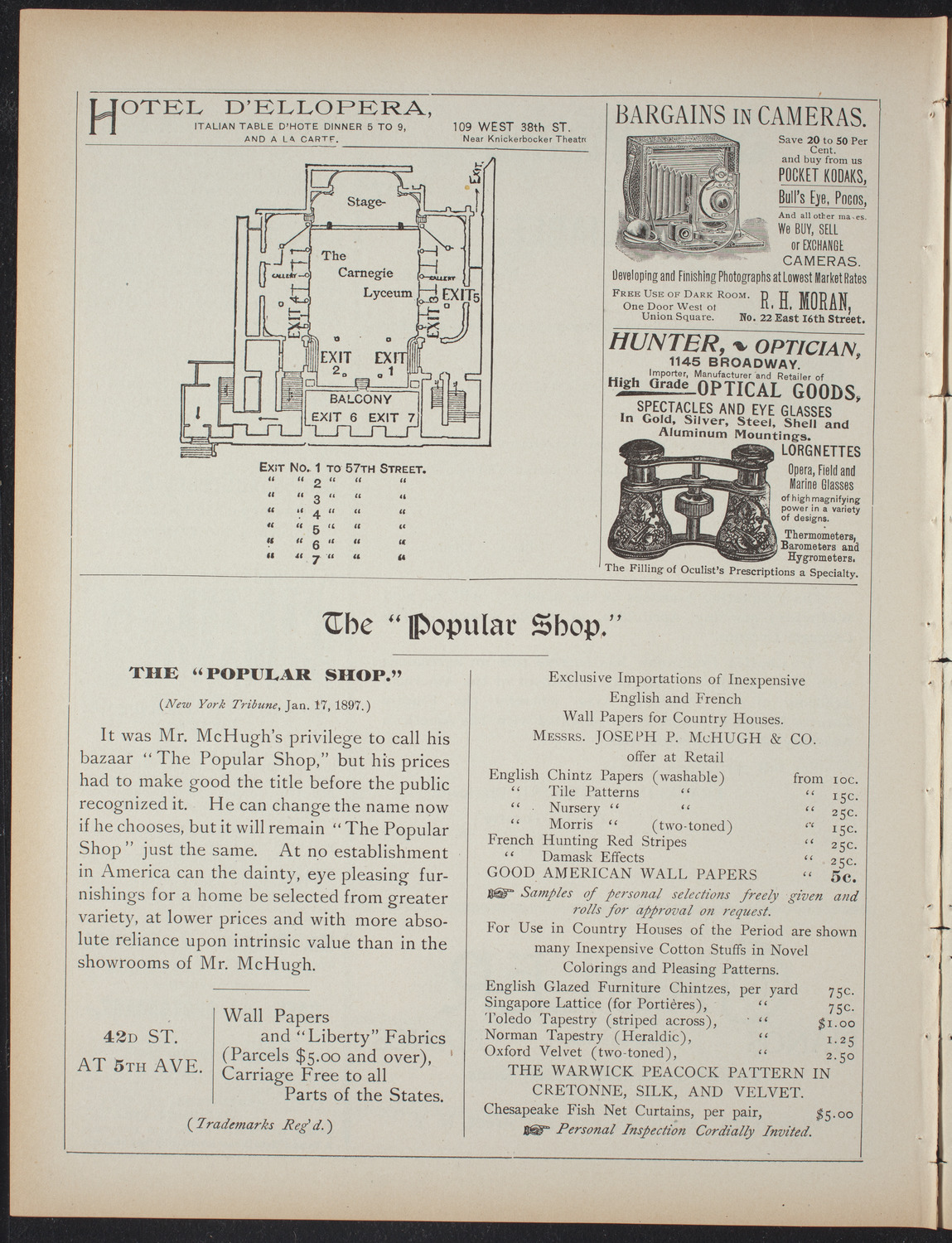 American Academy of Dramatic Arts, April 29, 1897, program page 6