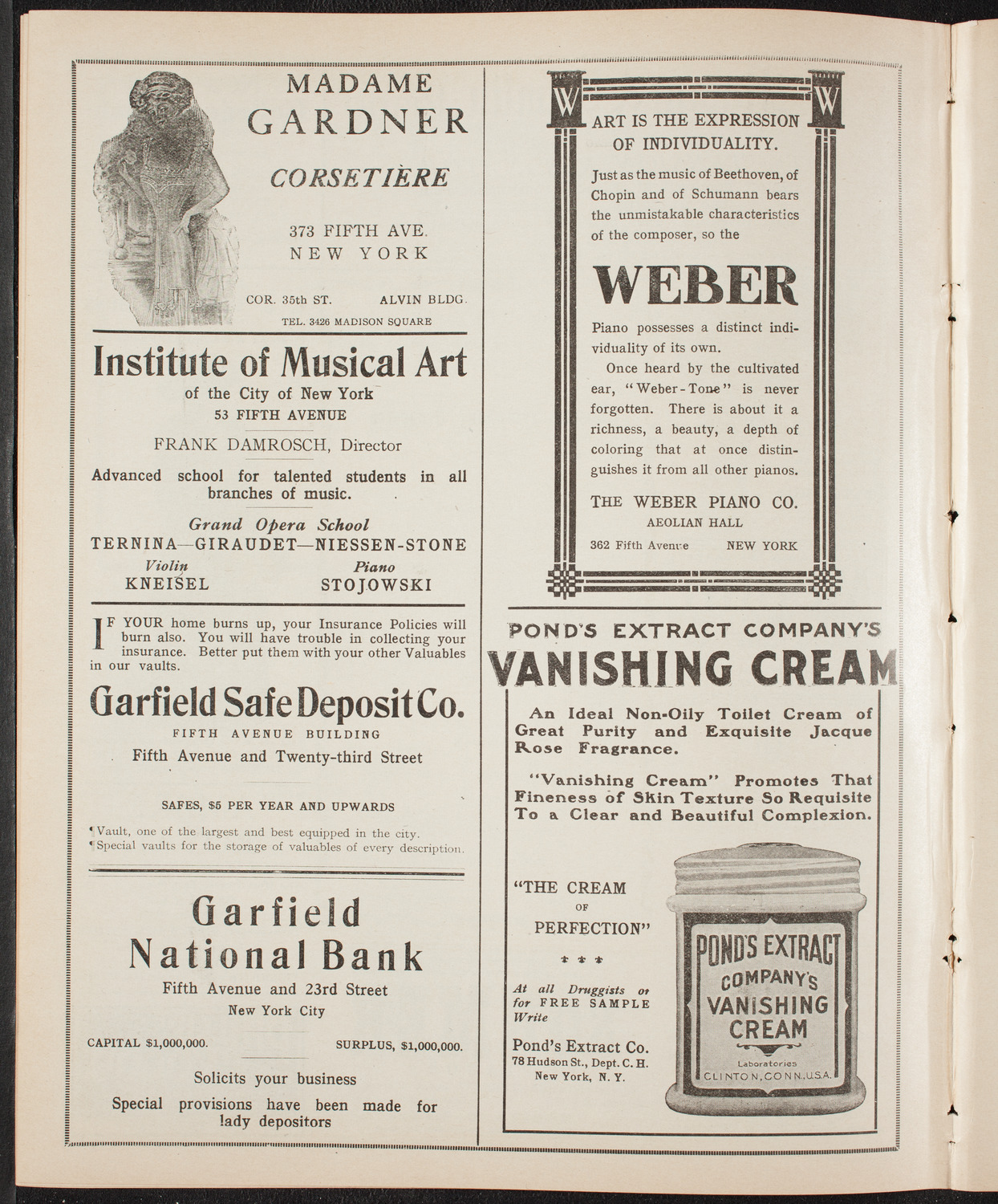 Boston Symphony Orchestra, February 24, 1910, program page 6