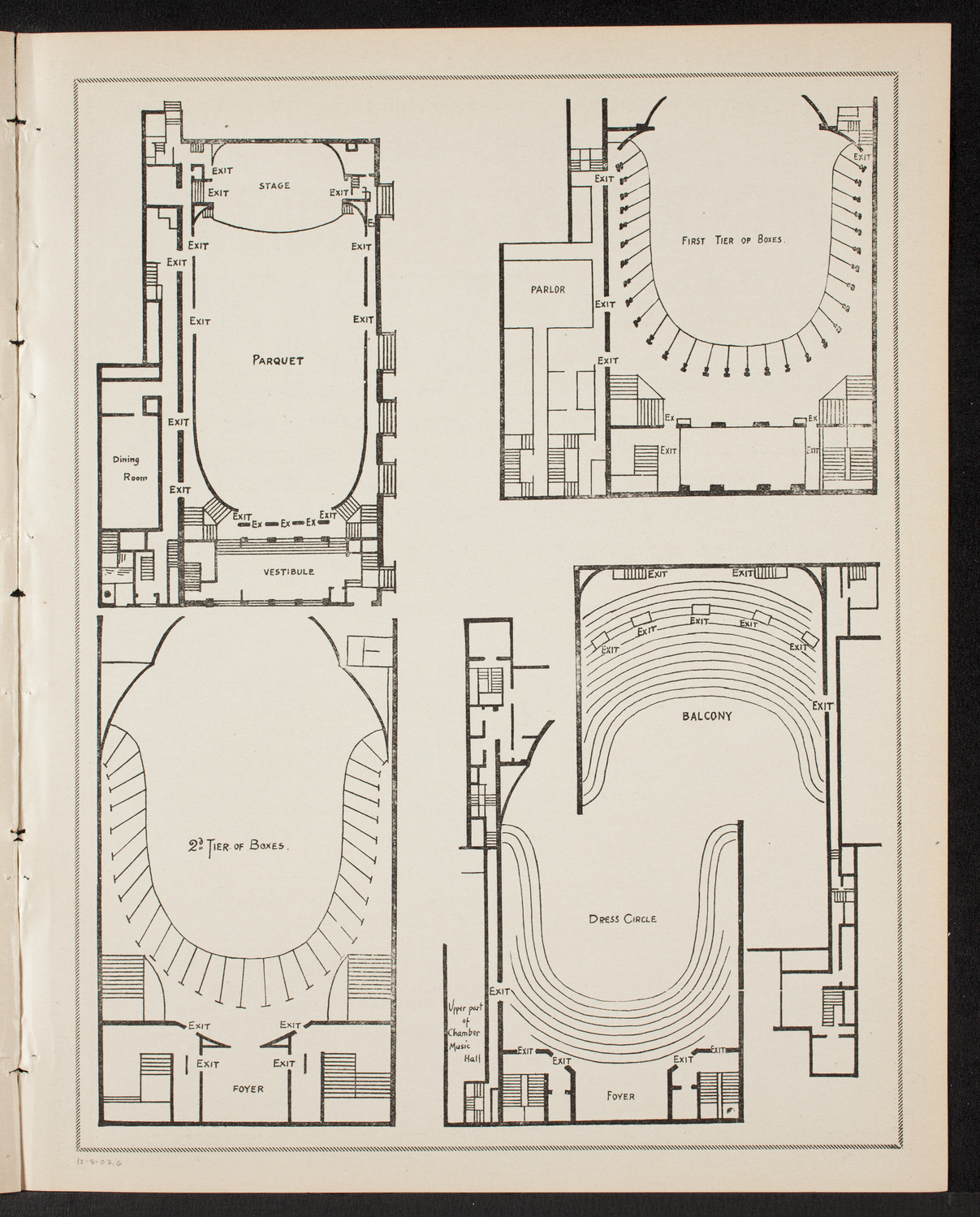 New York Banks' Glee Club, December 3, 1903, program page 11