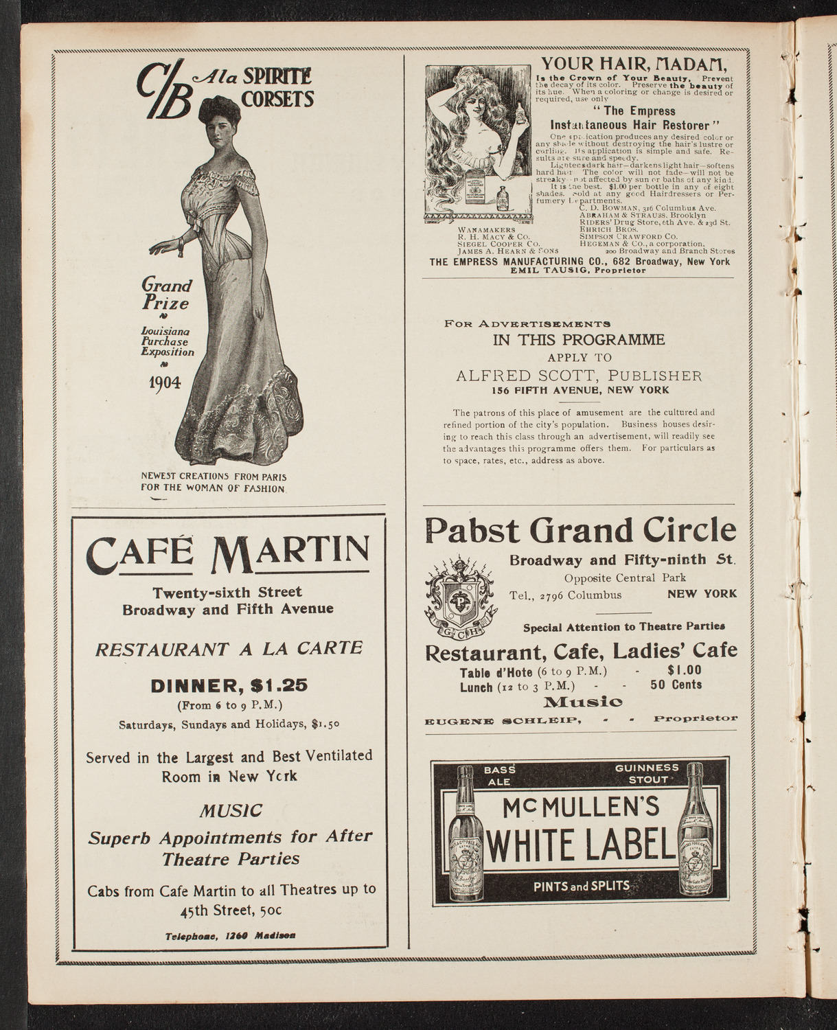 Graduation: Normal College of the City of New York, June 28, 1905, program page 8