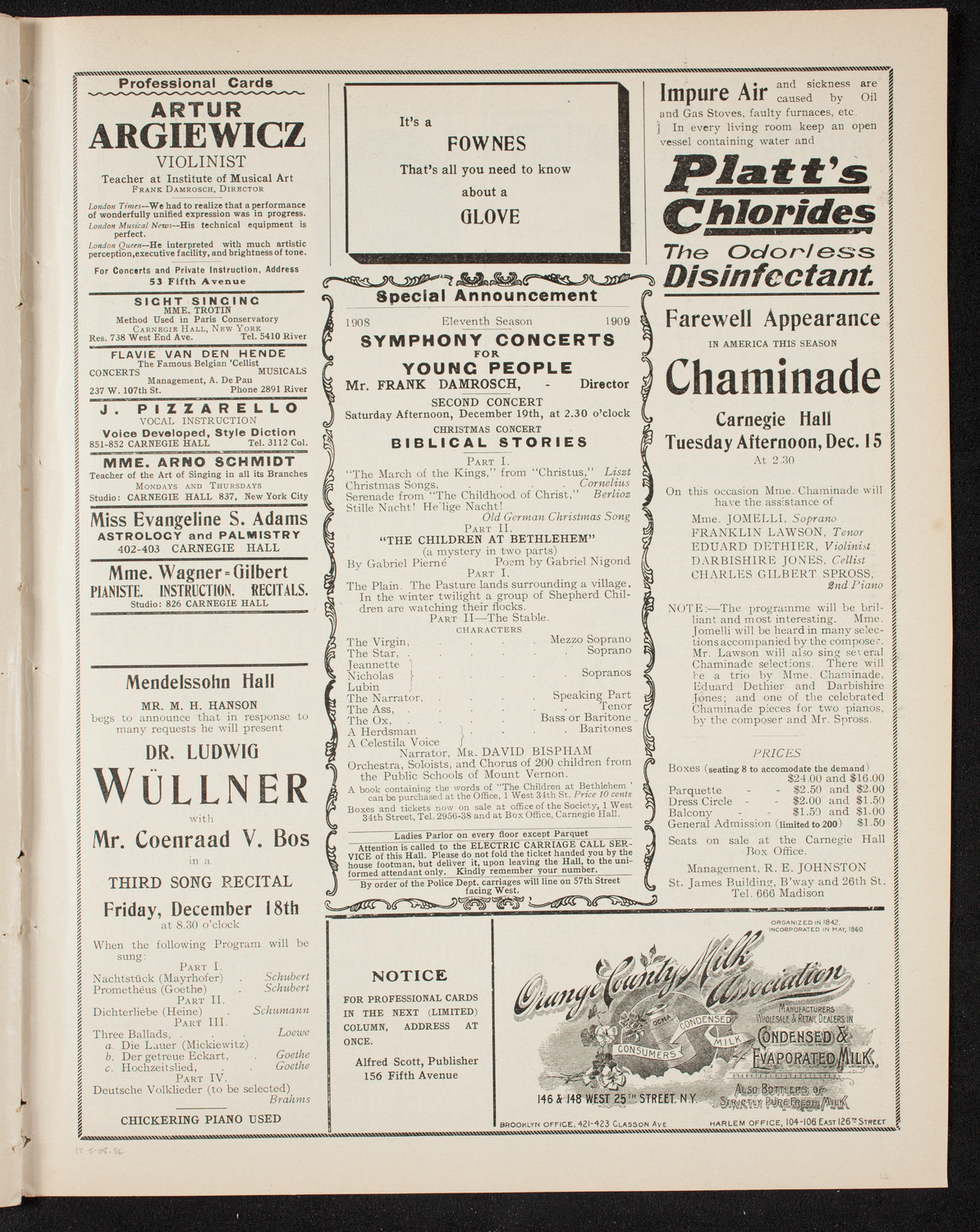 Meeting: Ottoman Union and Progress Party, December 5, 1908, program page 9