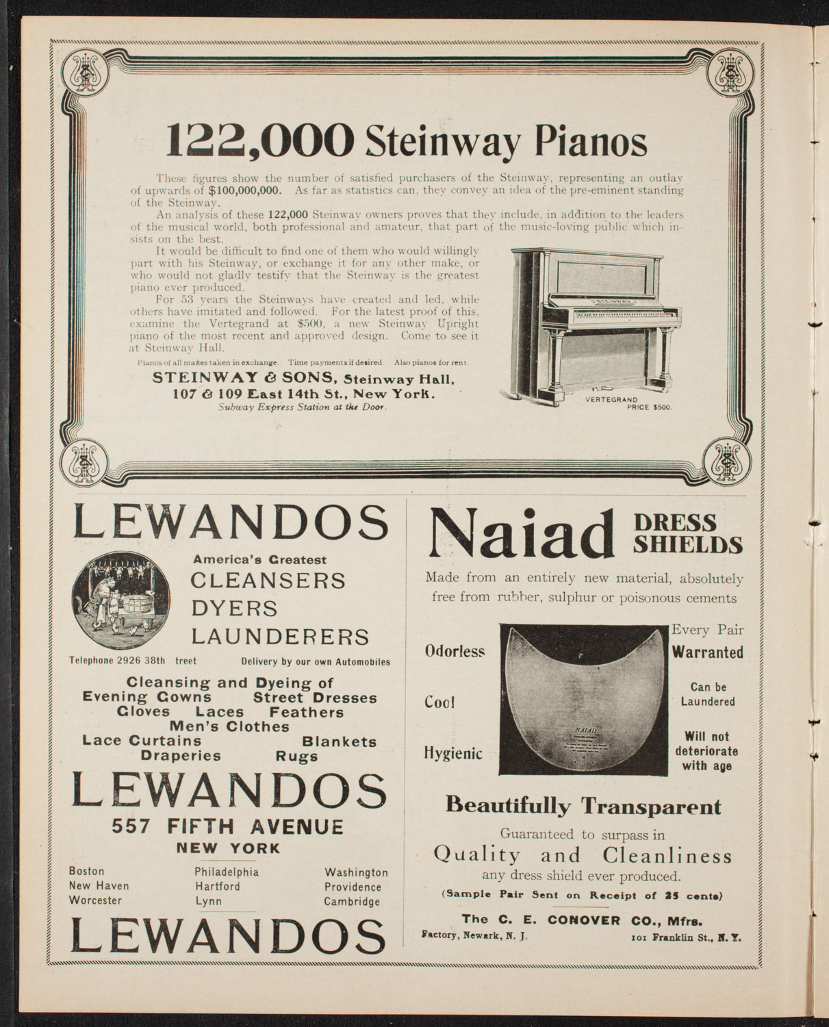 Elmendorf Lecture: Scotland, February 21, 1907, program page 4