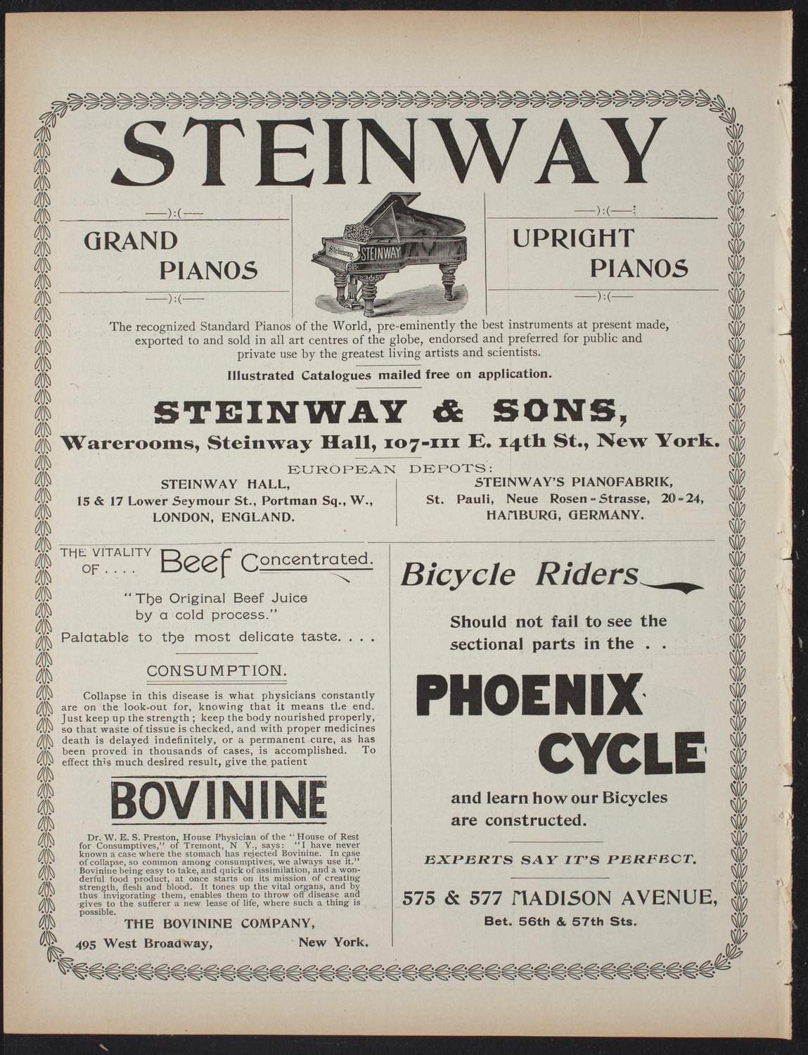 Private Theatricals in Aid of Philanthropic Works, April 27, 1897, program page 8