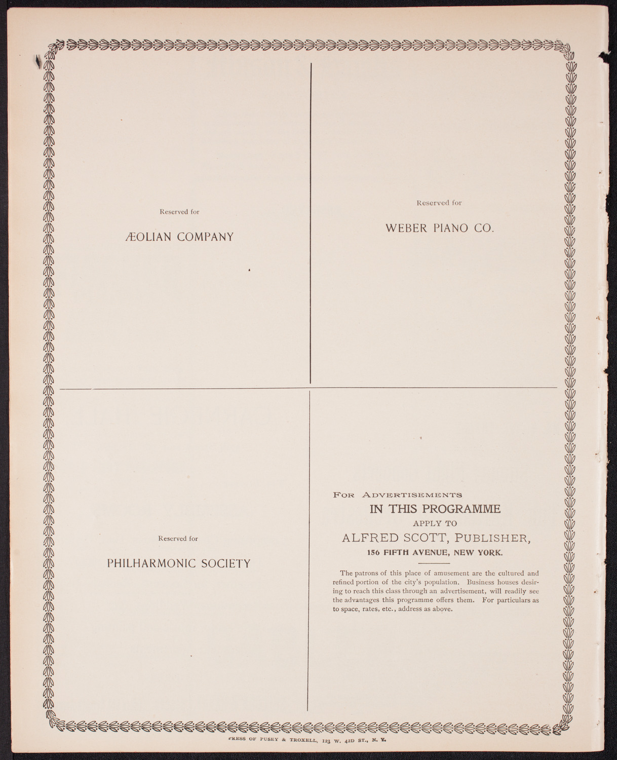 Mass Meeting: Sympathy for the Boers, October 11, 1899, program page 8