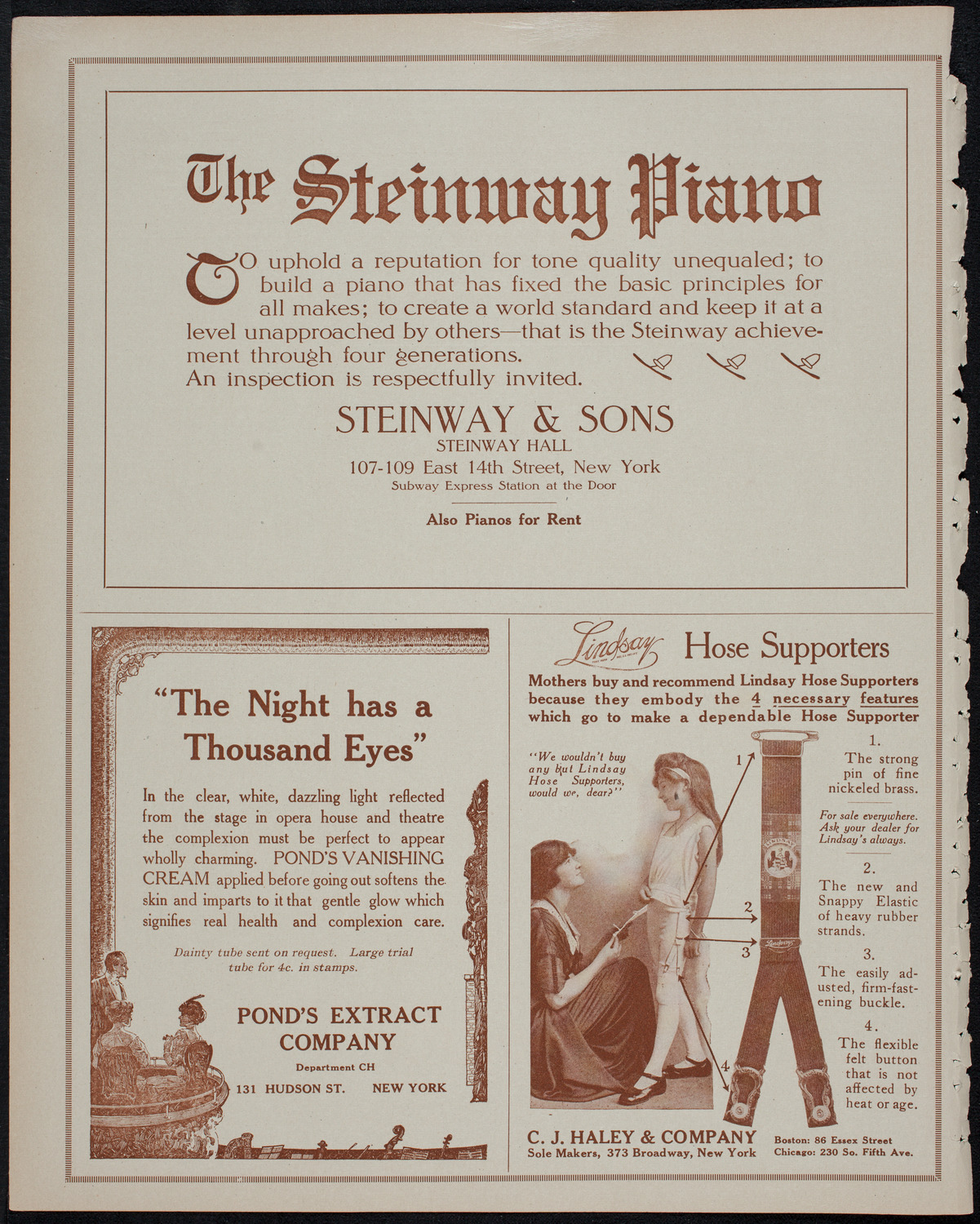 Concert of Scandinavian Music, October 26, 1913, program page 4