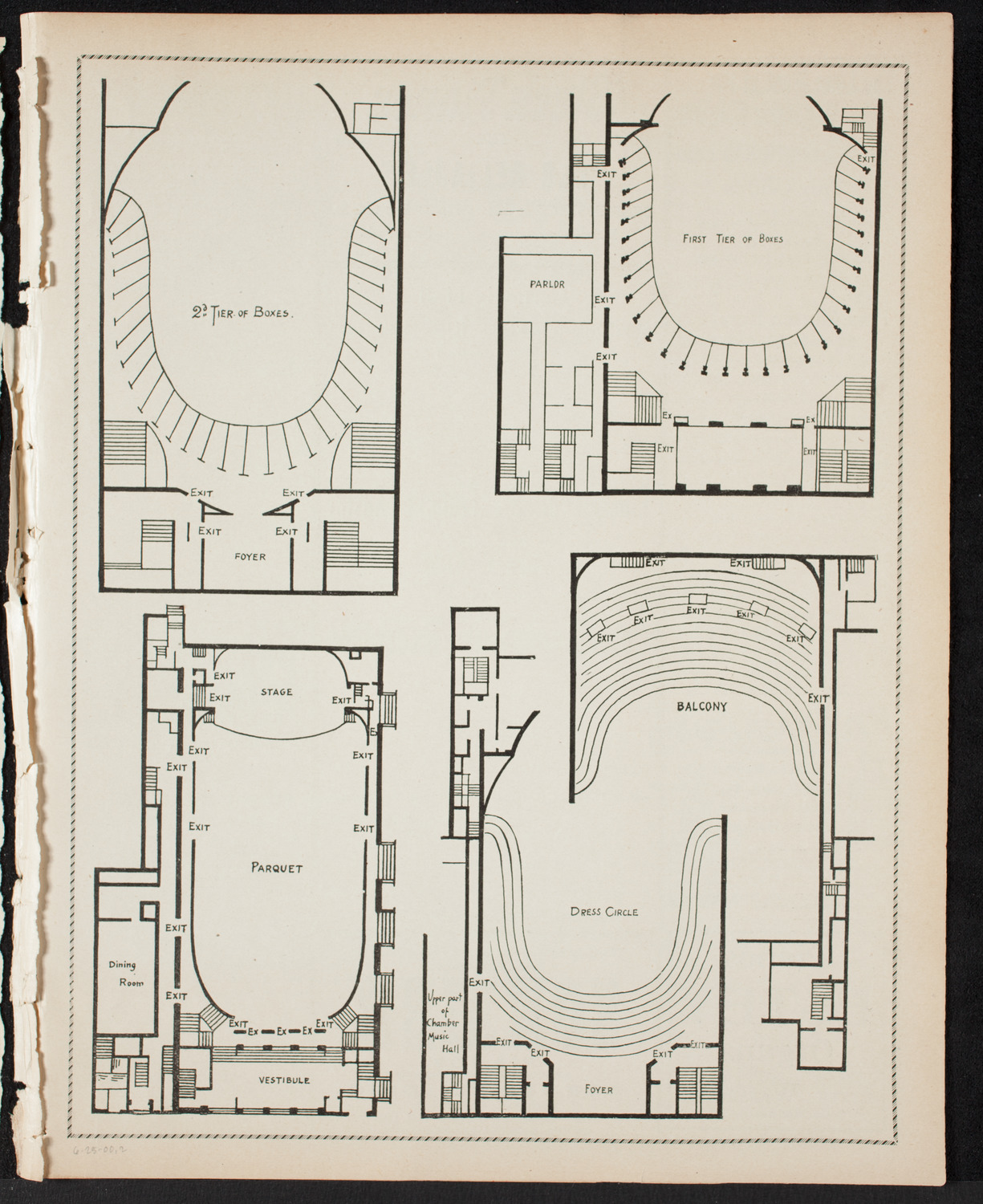 Graduation: College of St. Francis Xavier, June 25, 1900, program page 3