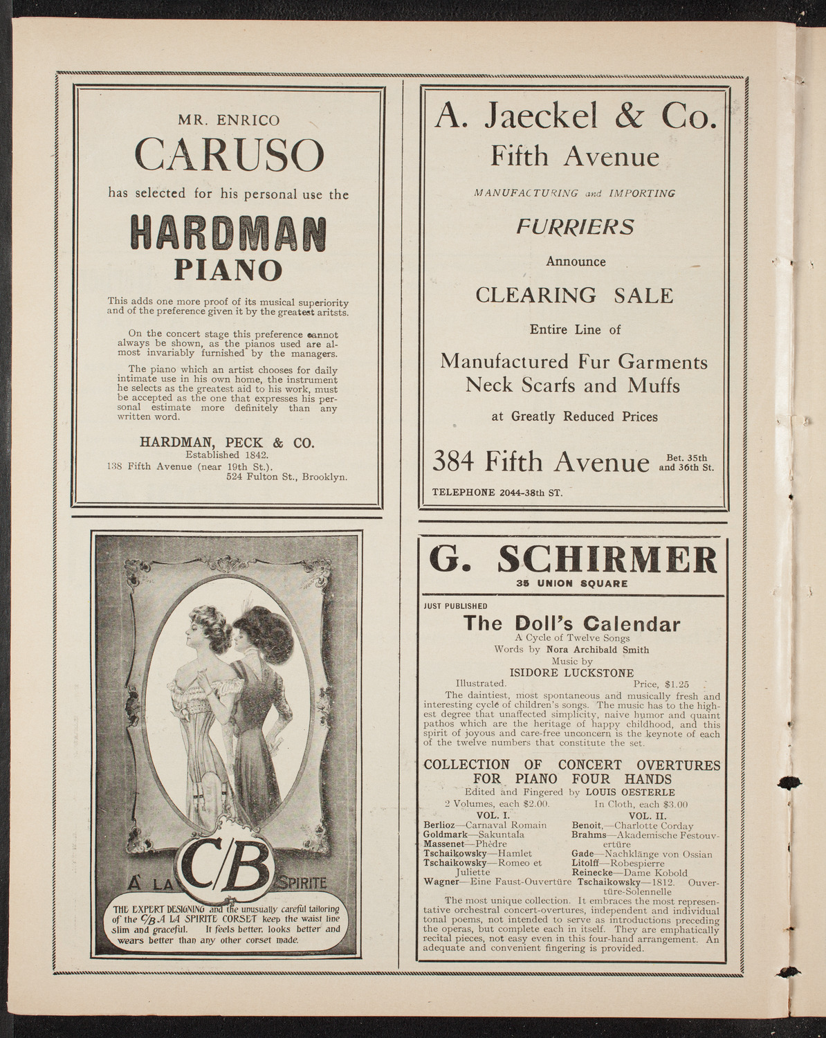 Meeting: Taxpayers Protective Union, March 10, 1909, program page 8