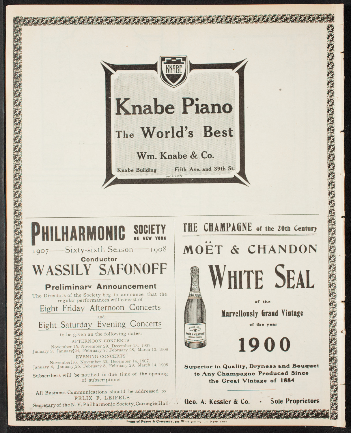 Graduation: College of Pharmacy of the City of New York, May 2, 1907, program page 12