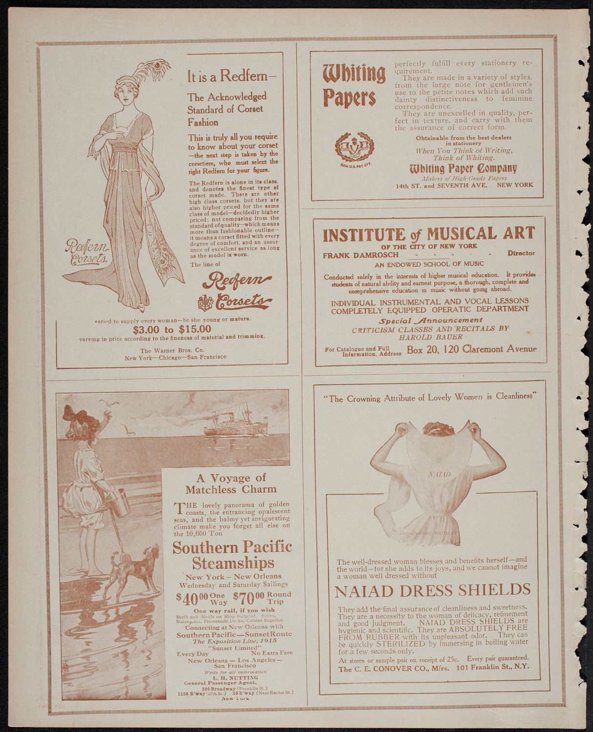 Columbia University Festival Chorus, December 17, 1913, program page 2