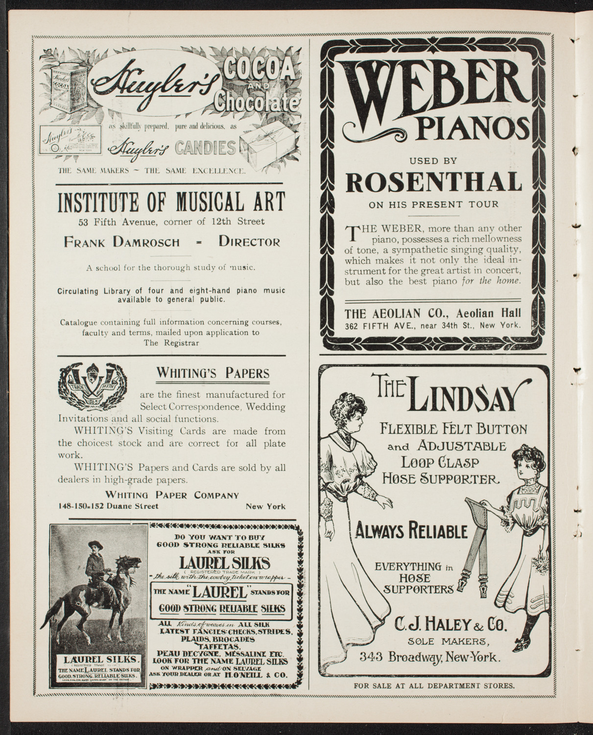 Boston Symphony Orchestra, February 21, 1907, program page 6
