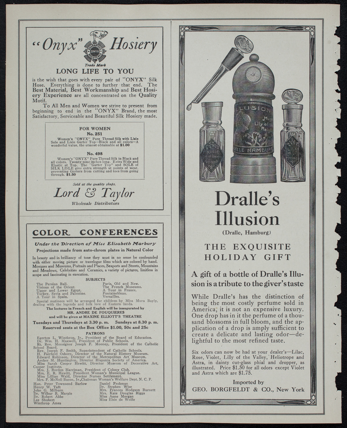 New York Philharmonic, January 5, 1913, program page 8