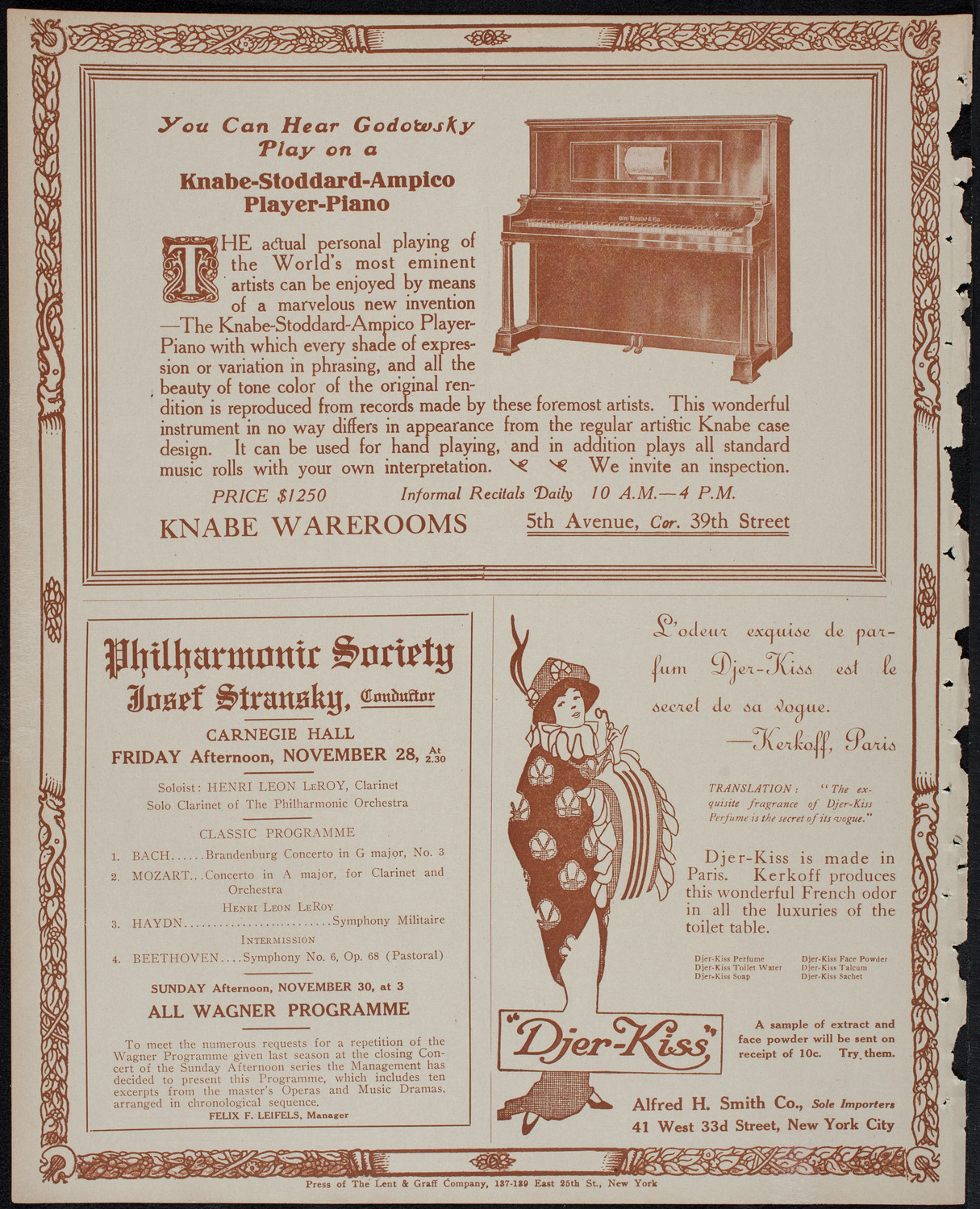 Elmendorf Lecture: Java, November 23, 1913, program page 12
