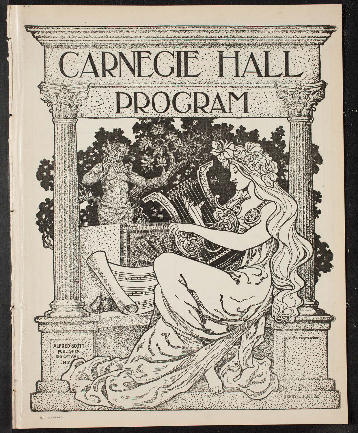 Benefit: St. Mark's Hospital, November 26, 1904, program page 1