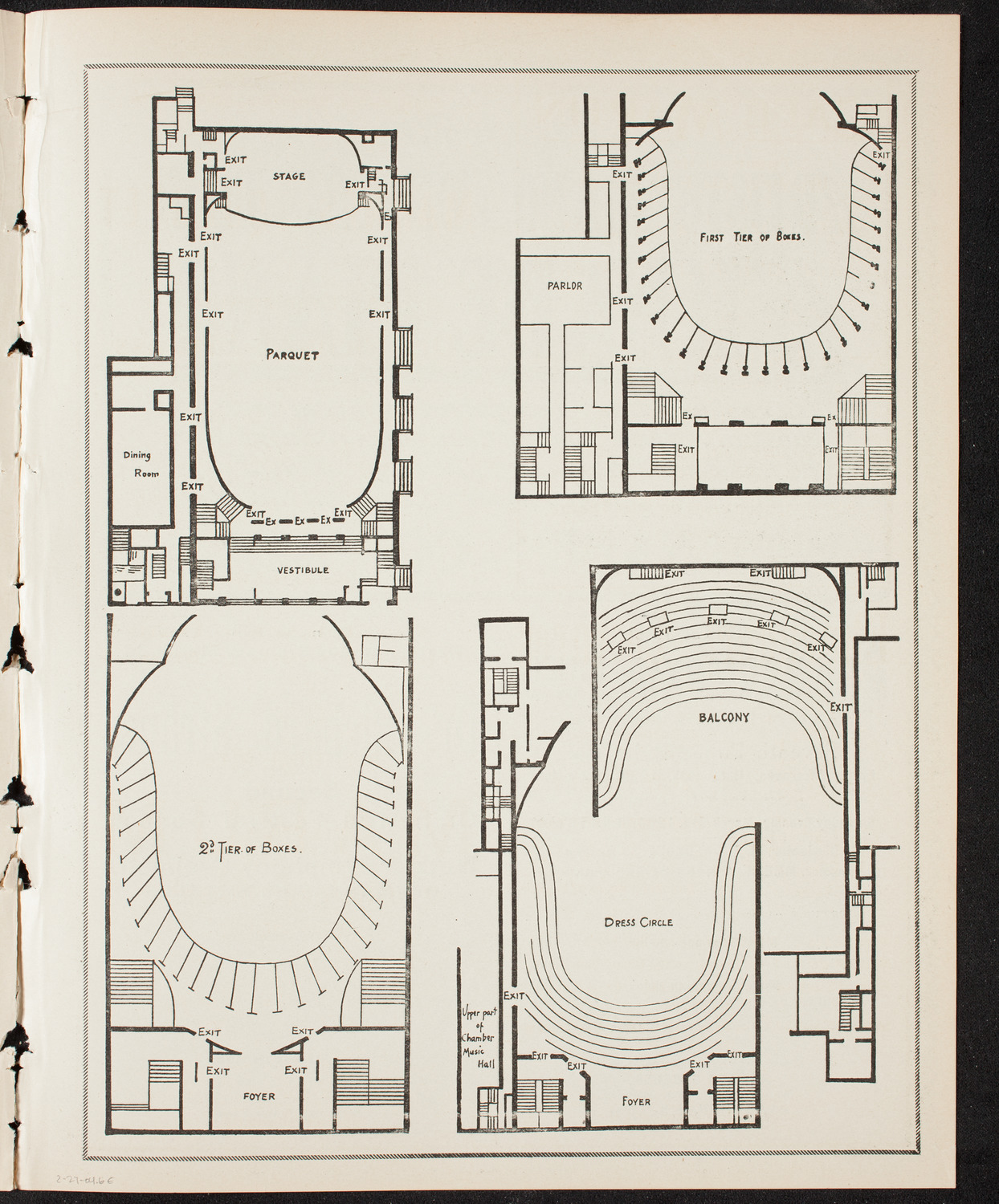 Richard Strauss with Wetzler Symphony Orchestra, February 27, 1904, program page 11