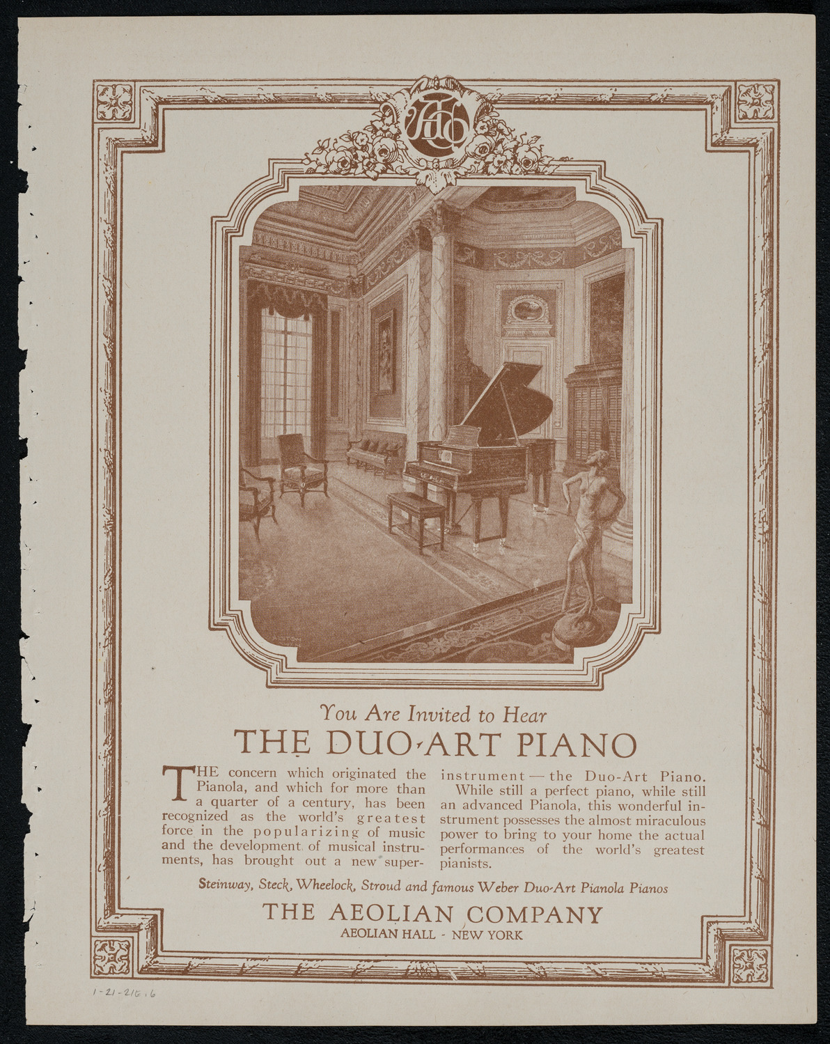 Benefit: National Board of Review of Motion Pictures Children's Fund, January 21, 1921, program page 11