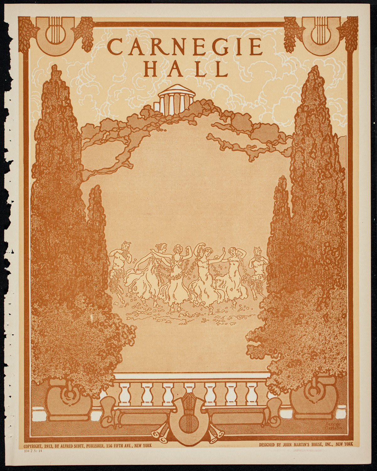 Burton Holmes Travelogue: Panama, February 3, 1914, program page 1