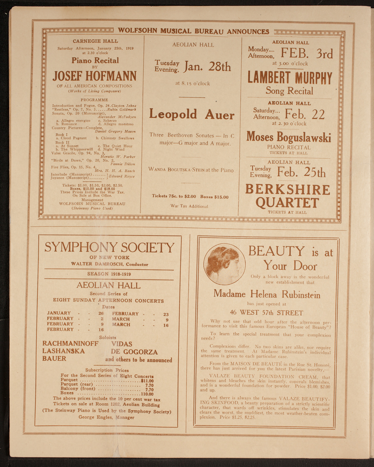 Mecca Temple: First Ladies' Night, 1919, January 18, 1919, program page 8