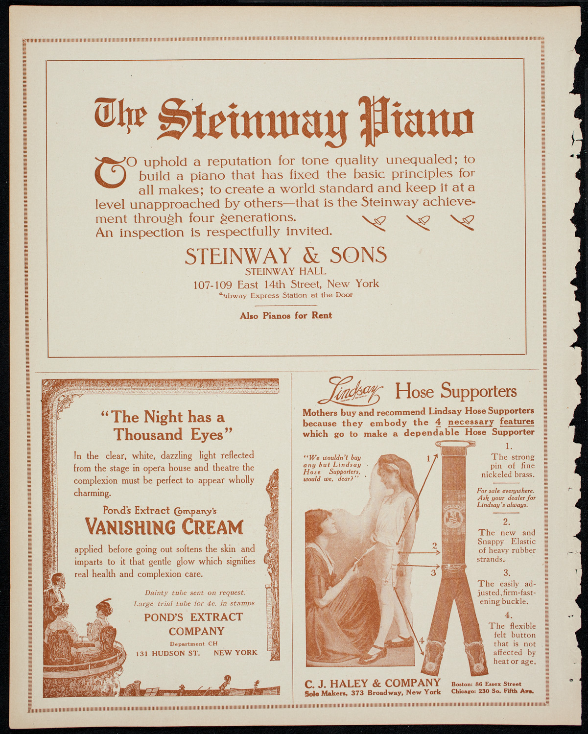 The Civic Forum, January 26, 1914, program page 4
