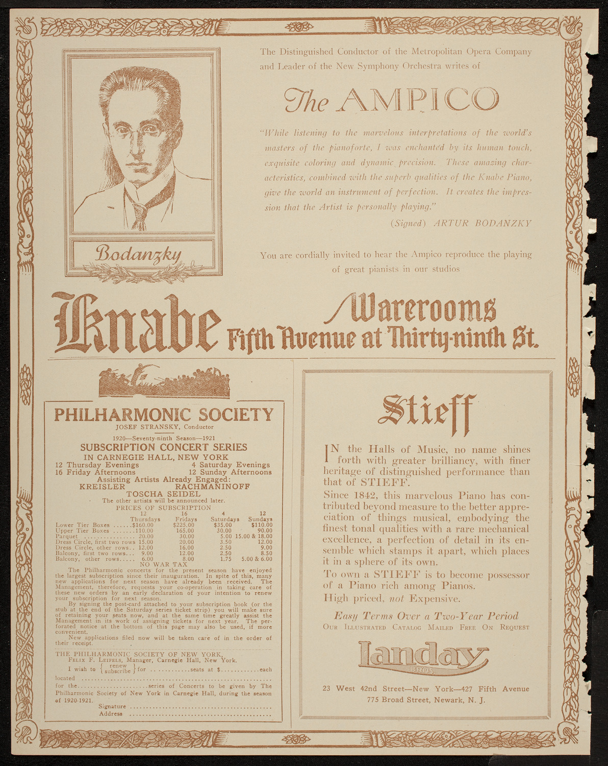 Lecture by Roy Chapman Andrews, May 4, 1920, program page 12