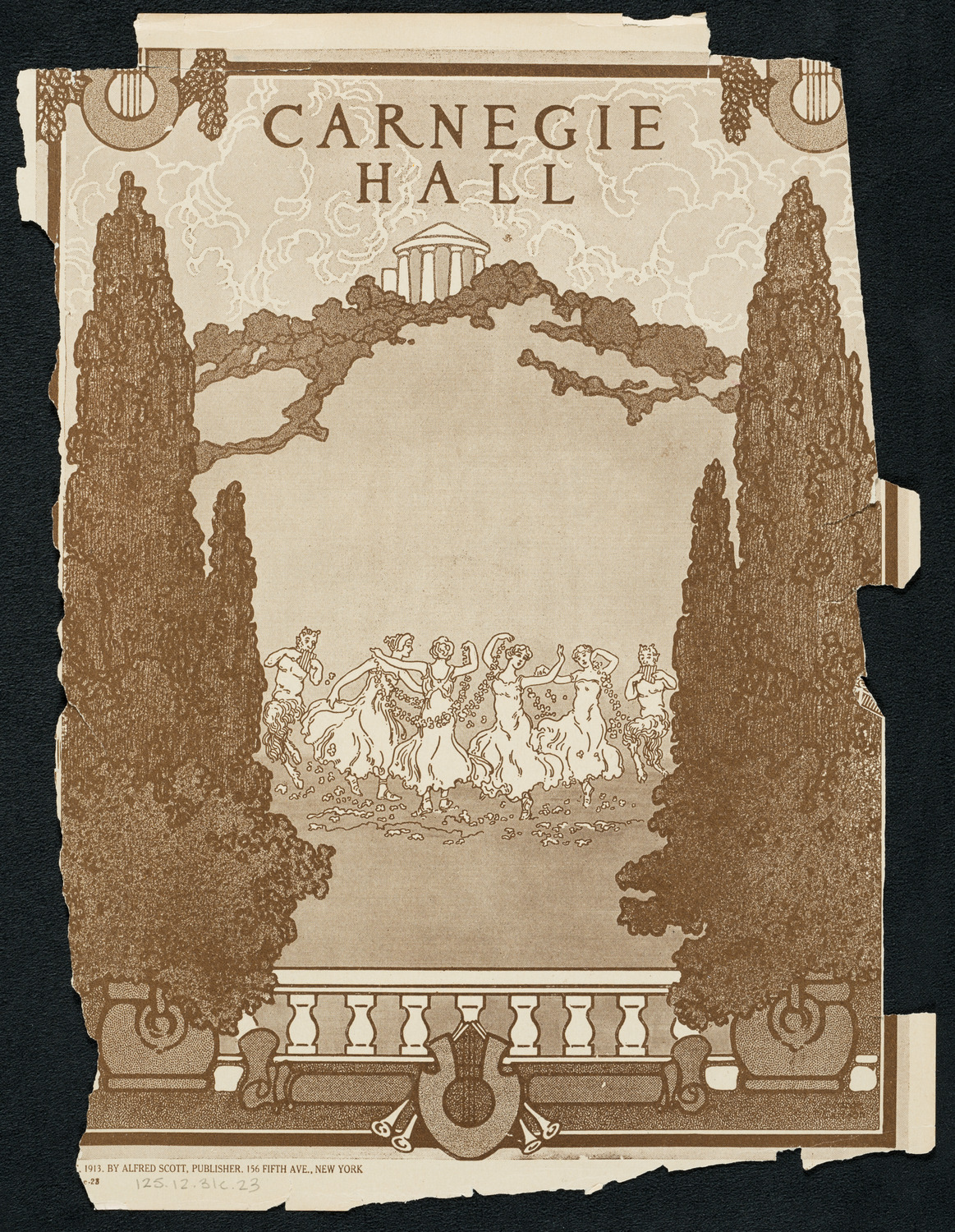 New York Philharmonic Students' Concert, December 31, 1923, program page 1