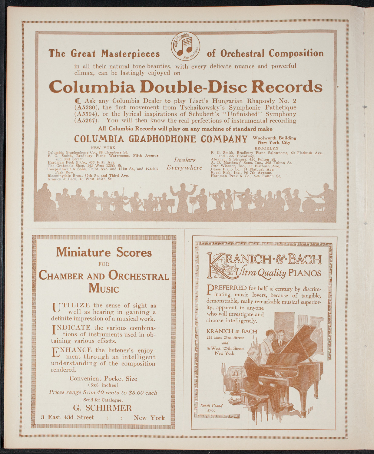 Elmendorf Lecture: Southern Italy and Sicily, December 6, 1915, program page 6