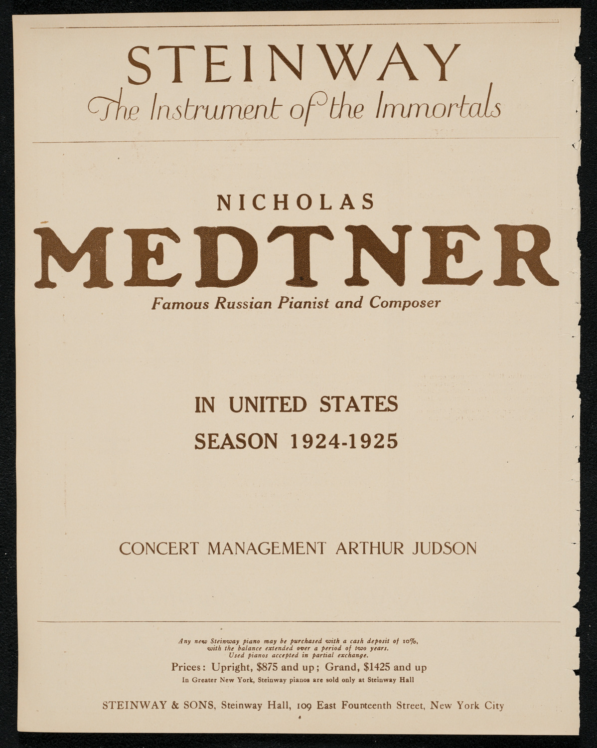 Mademoiselle Jenny Lind as sung by Miss Frieda Hempel, February 12, 1924, program page 4