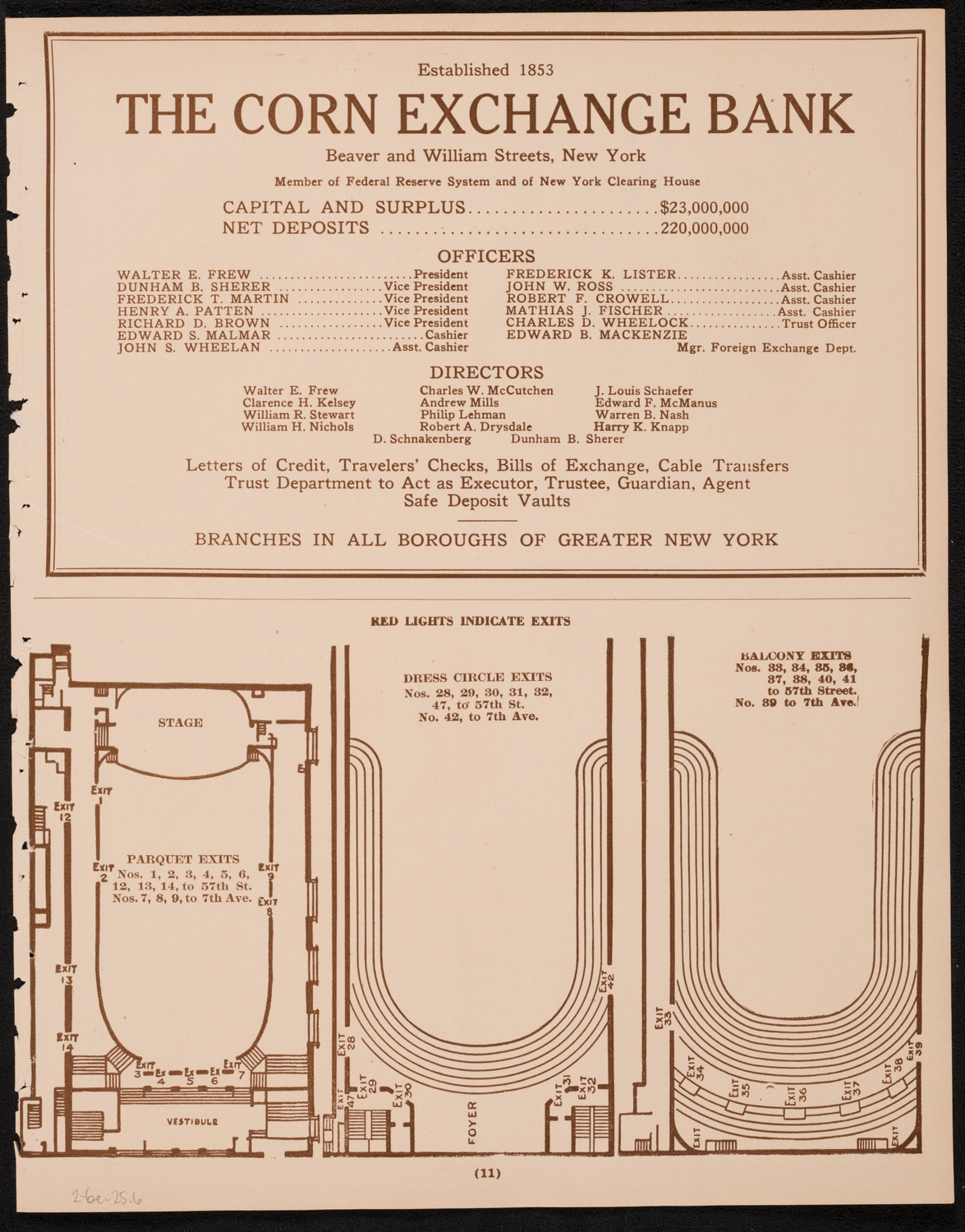 Rudolph Polk, Violin, with members of The New York Philharmonic, February 6, 1925, program page 11