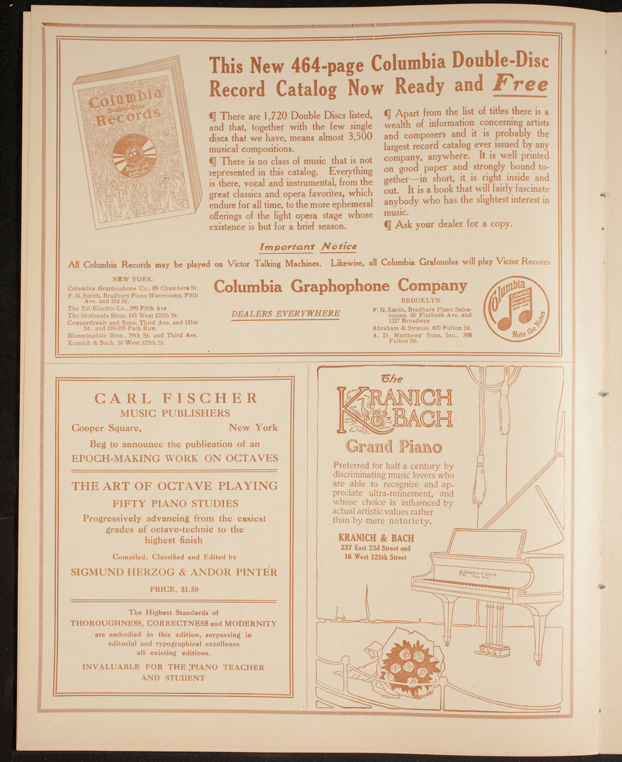 Boston Symphony Orchestra, December 3, 1914, program page 6