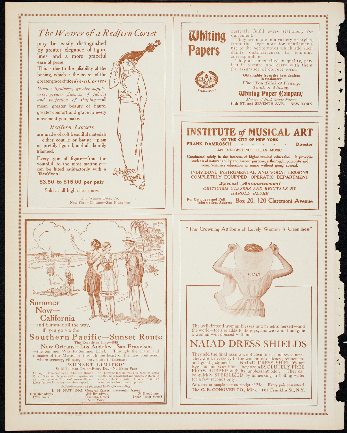 Julia Culp, Contralto, January 5, 1914, program page 2