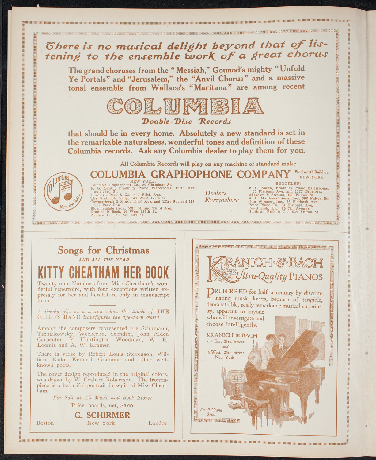Elmendorf Lecture: The Grand Canyon of Arizona, December 12, 1915, program page 6