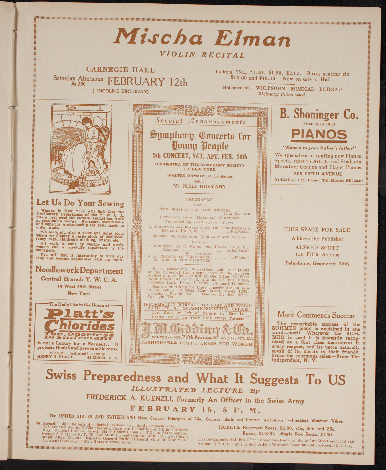 Burton Holmes Travelogue: The Panama Pacific Exposition, February 6, 1916, program page 9