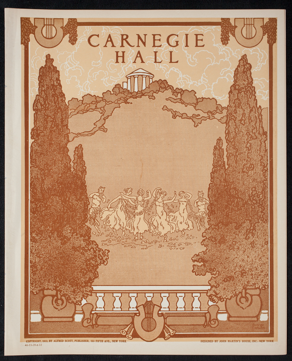 Elmendorf Lecture: Northern Italy, November 28, 1915, program page 1