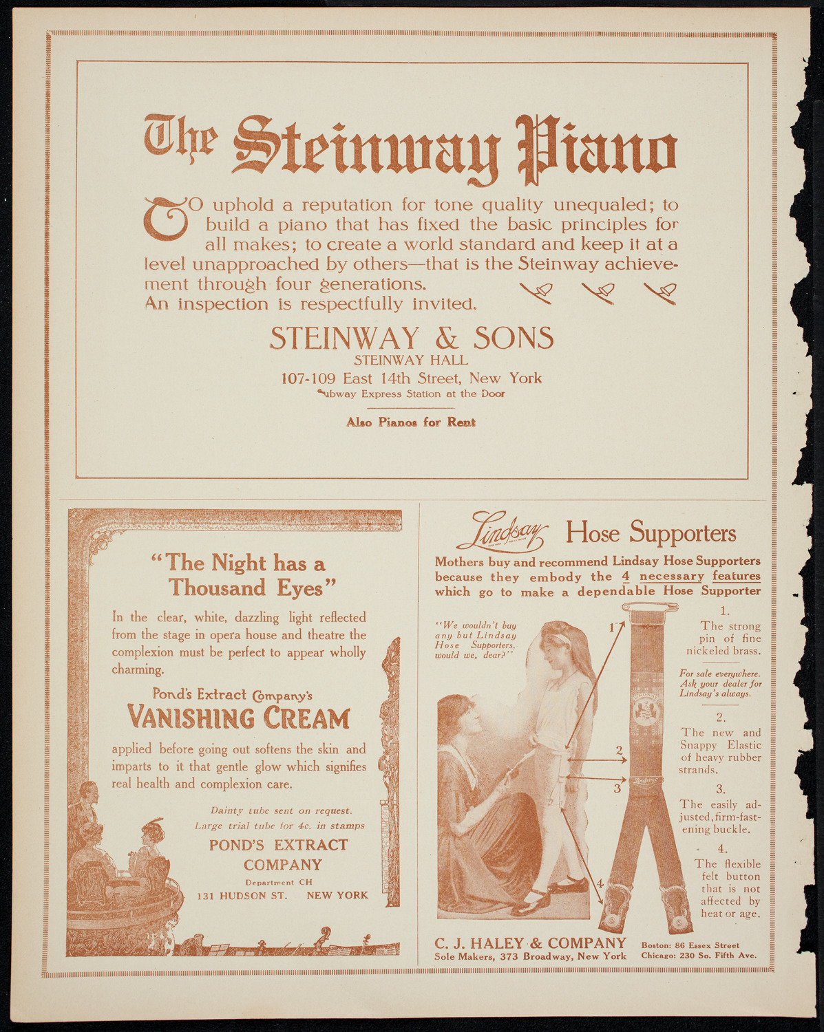 Musical Art Society of New York, March 10, 1914, program page 4