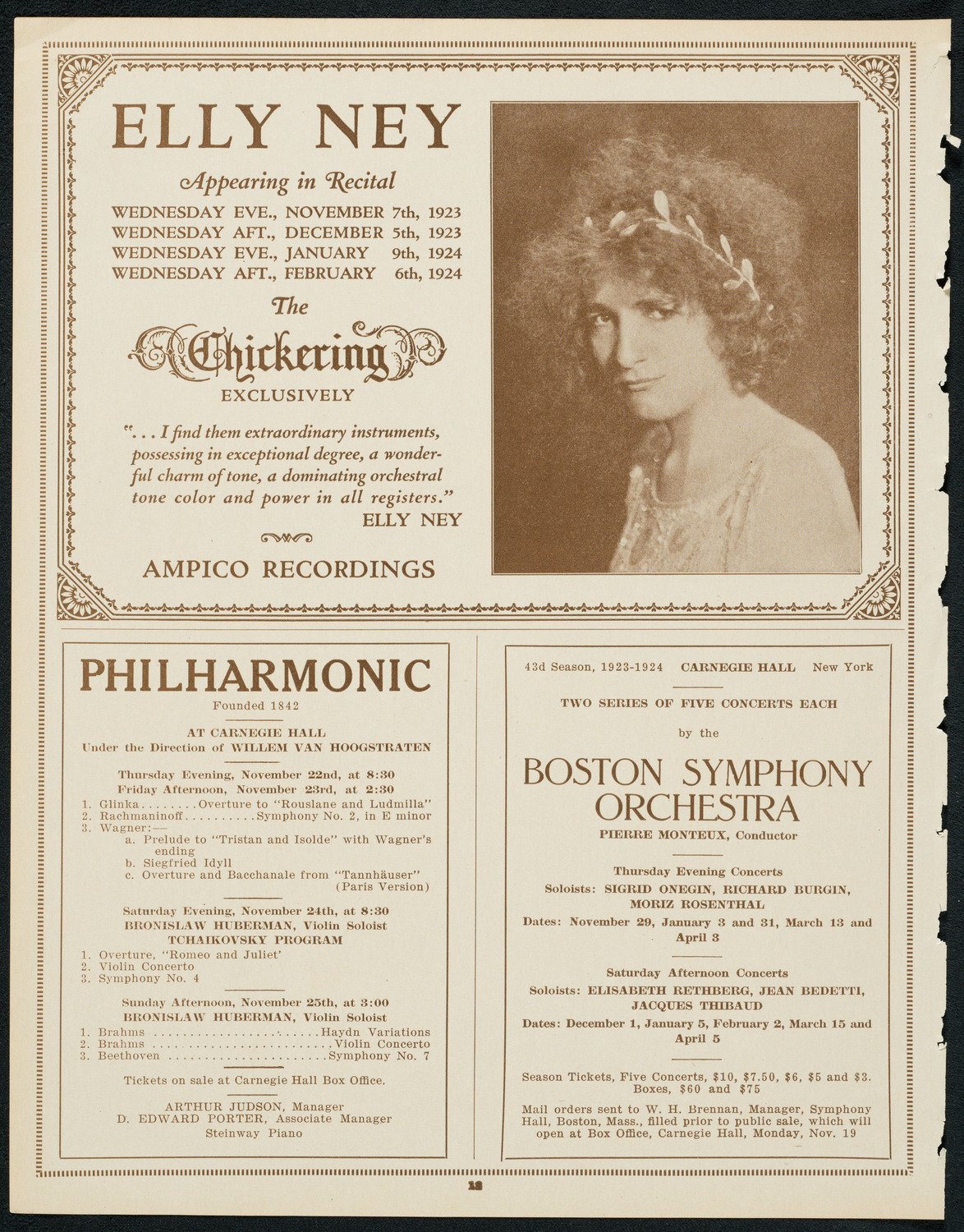 Newman Traveltalks: Chile, November 18, 1923, program page 12