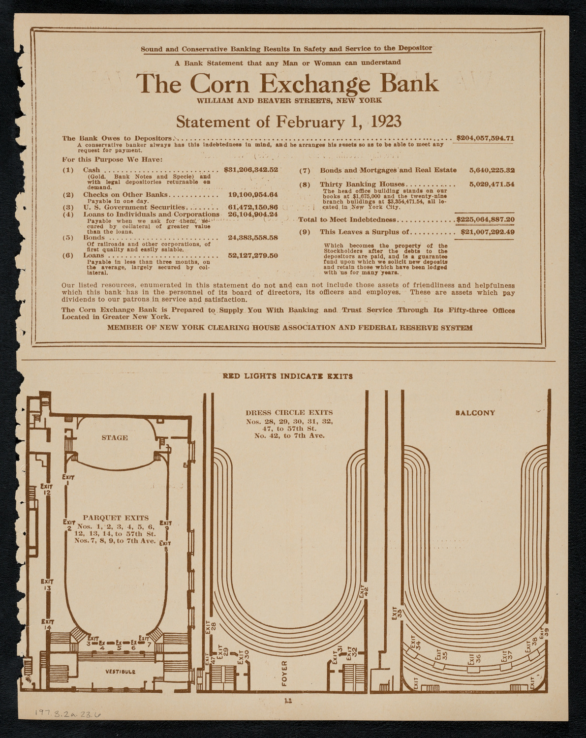New York Philharmonic, March 2, 1923, program page 11
