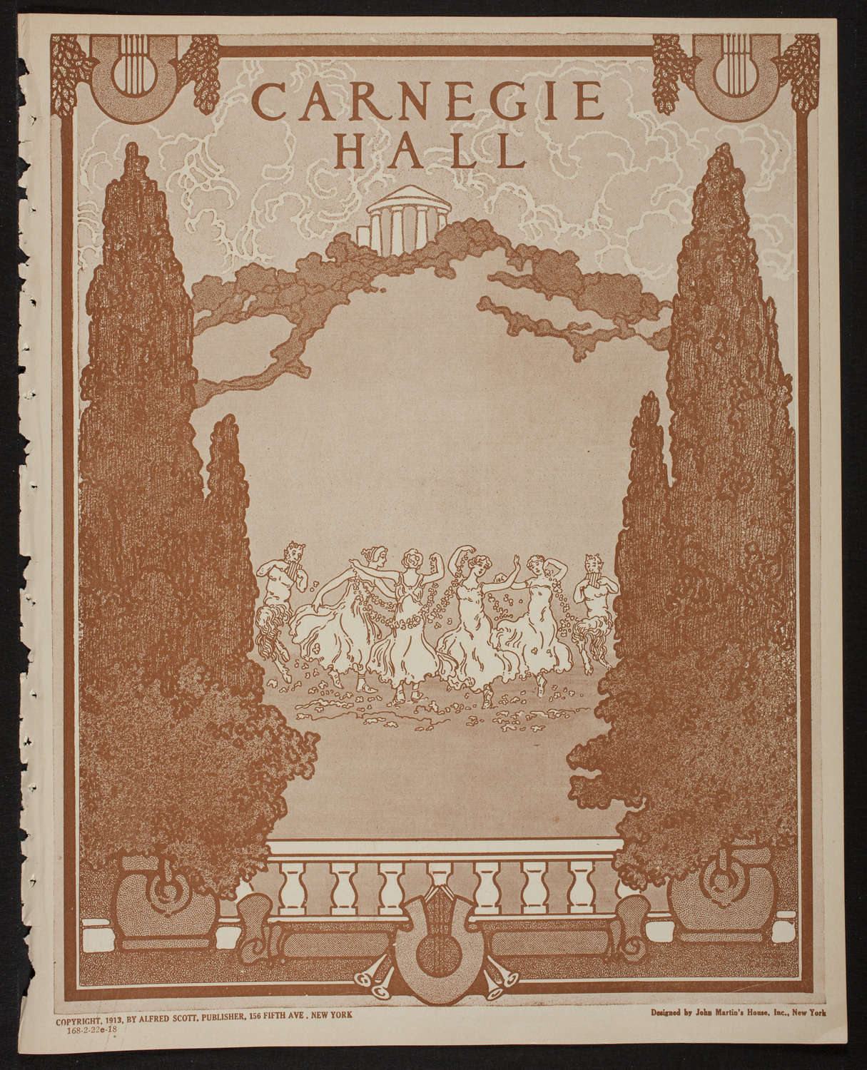 Lecture by Count Ilya Tolstoy, February 22, 1918, program page 1