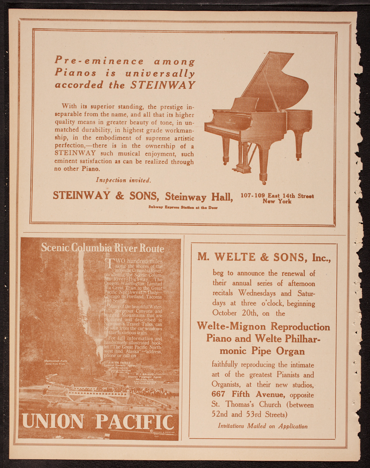 Newman Traveltalks: Our National Parks, November 18, 1917, program page 4