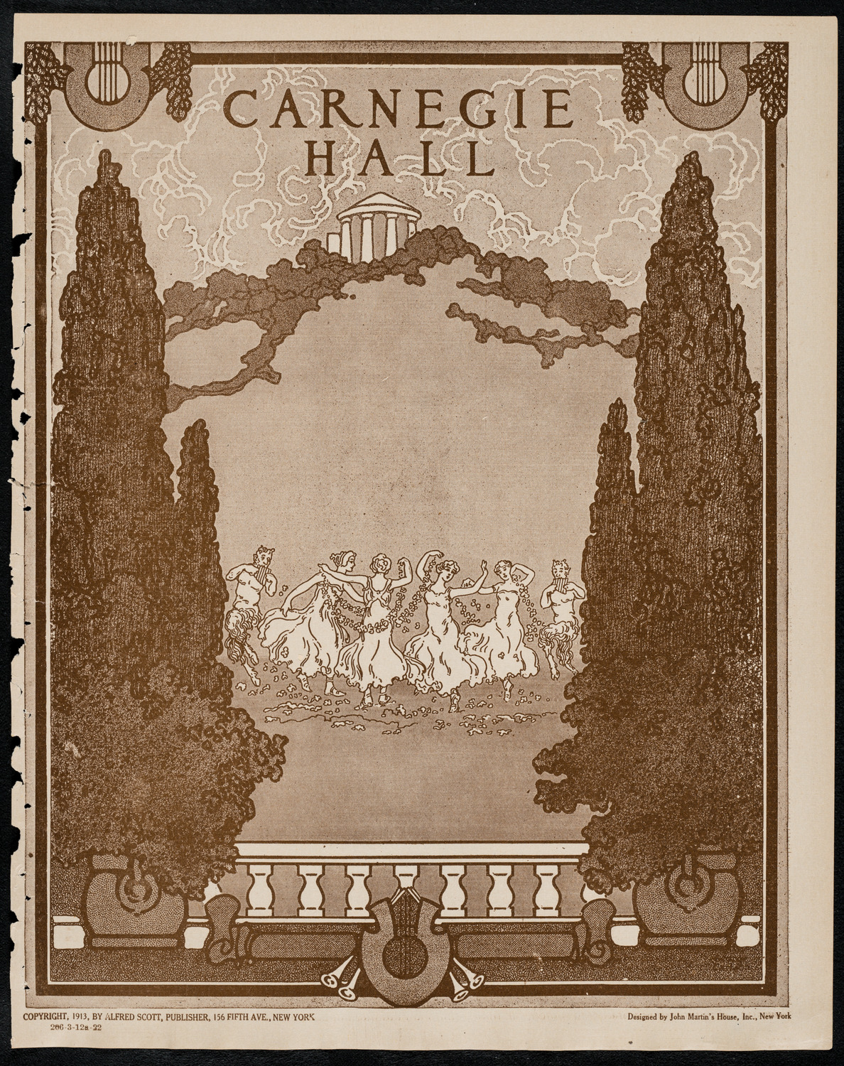New York Philharmonic, March 12, 1922, program page 1