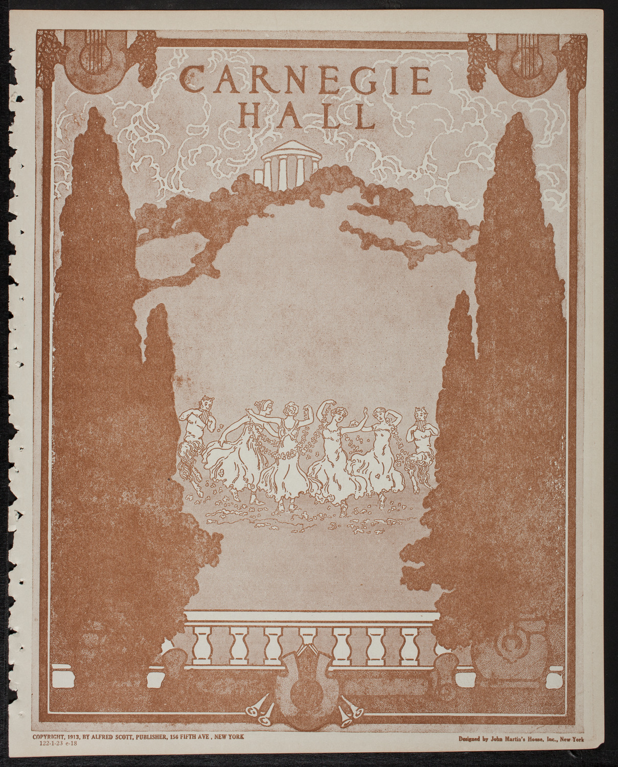 Home Symphony Concert: New York Philharmonic, January 23, 1918, program page 1