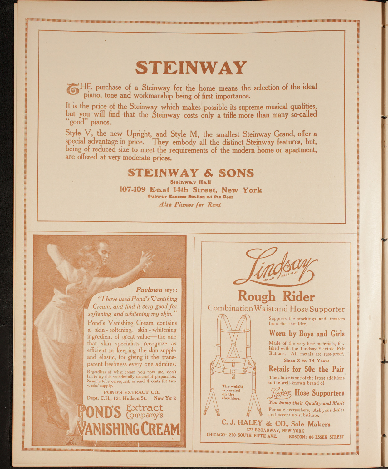 Russian Symphony Society of New York, February 13, 1915, program page 4