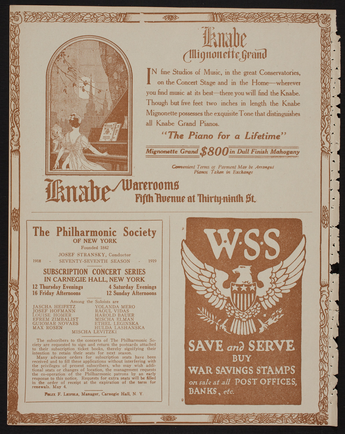 Graduation: College of Dental and Oral Surgery of New York, June 4, 1918, program page 12