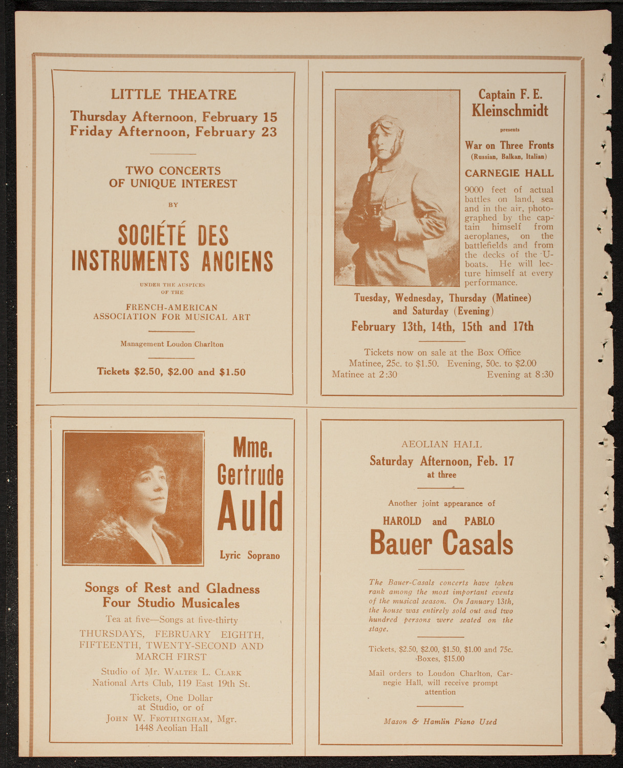 Symphony Concert for Young People, February 3, 1917, program page 10