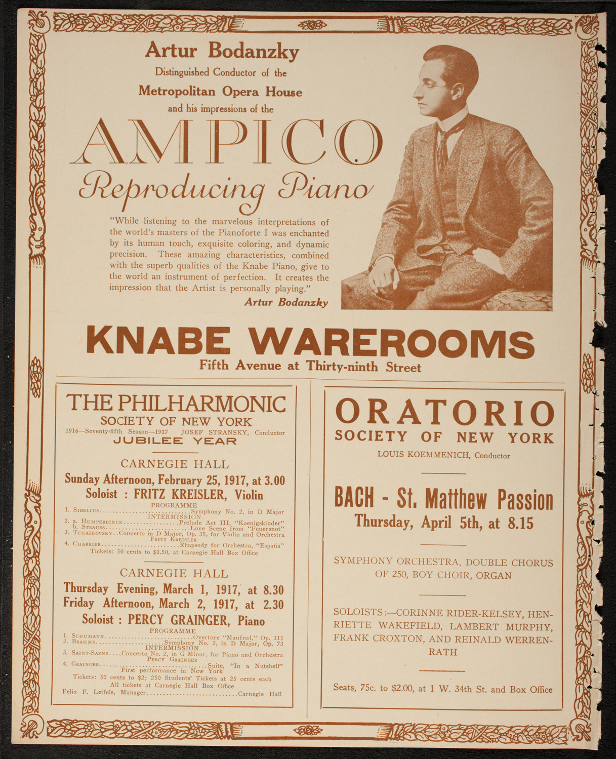 Symphony Concert for Young People, February 24, 1917, program page 14