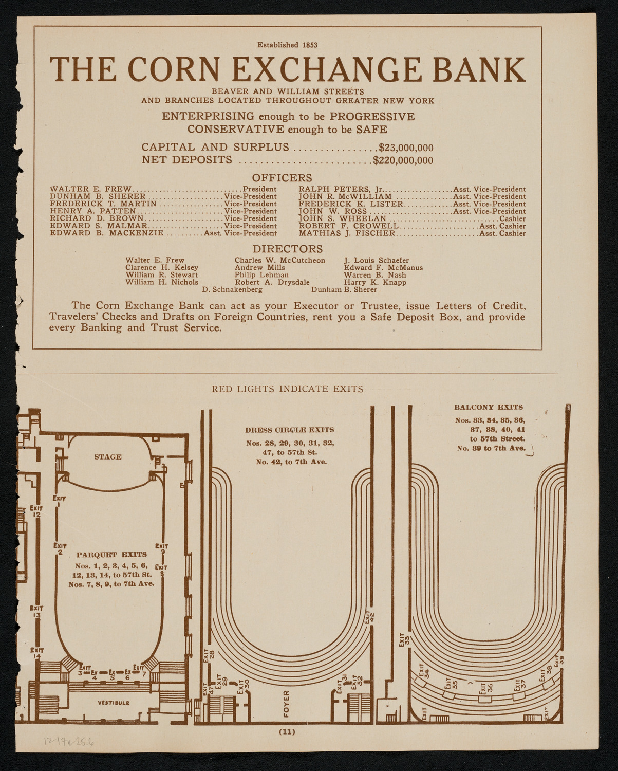 New York Philharmonic, December 17, 1925, program page 11