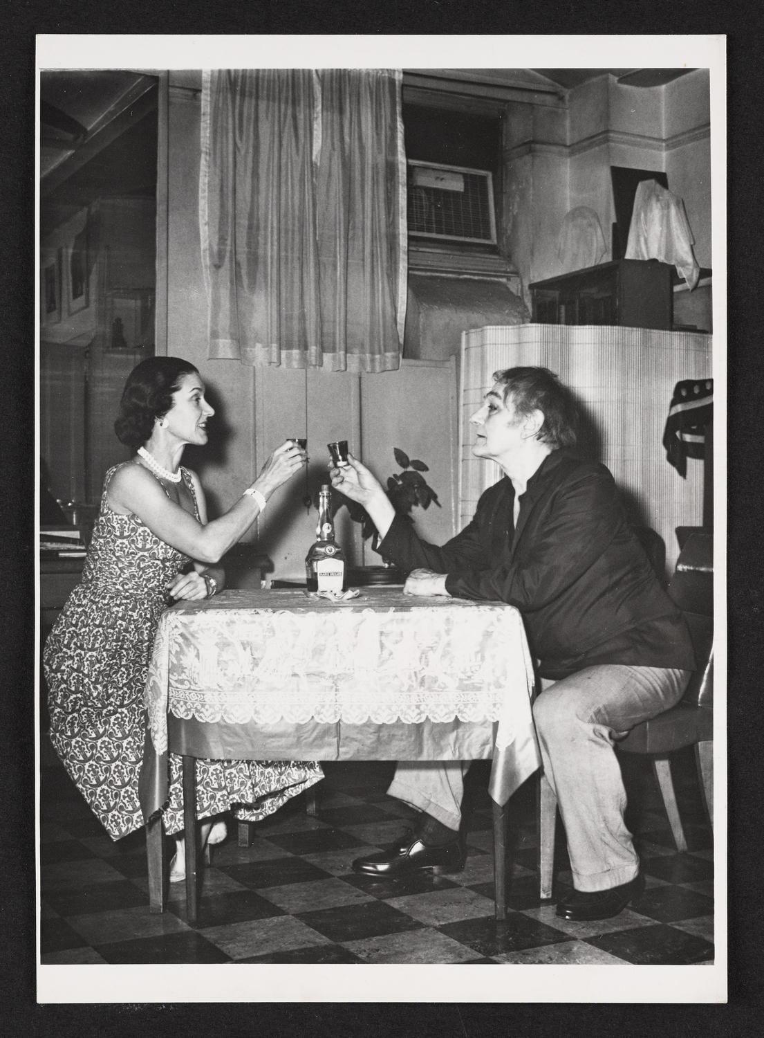 Paul Swan and Lisan Kay in Ballet Arts, Carnegie Hall Studio #60, September 3, 1960