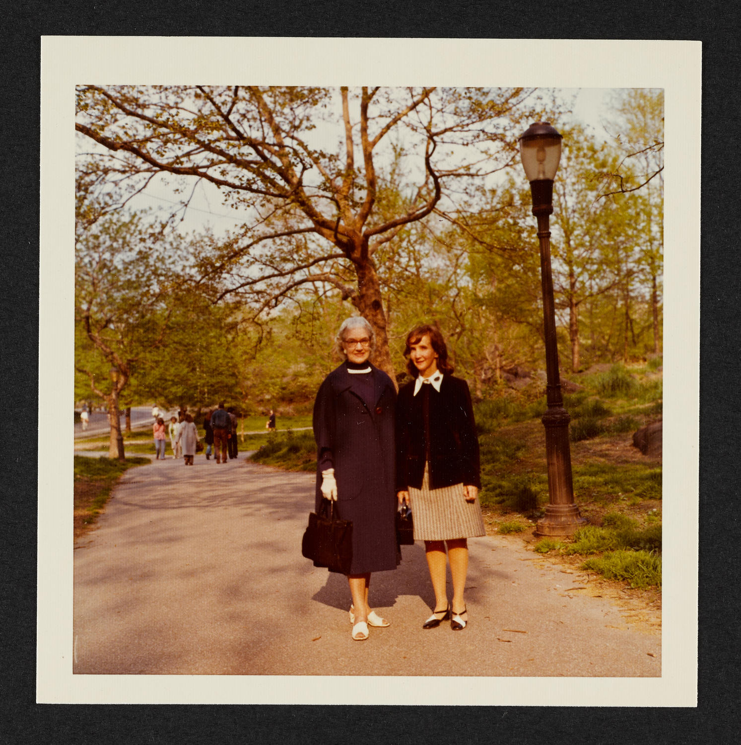 Lisan Kay and Marianne Kochman in Central Park, May 10, 1975