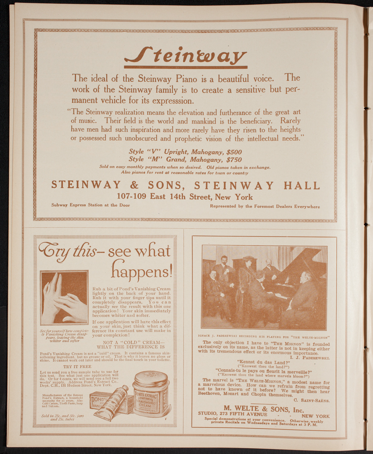 Boston Symphony Orchestra, January 6, 1916, program page 4